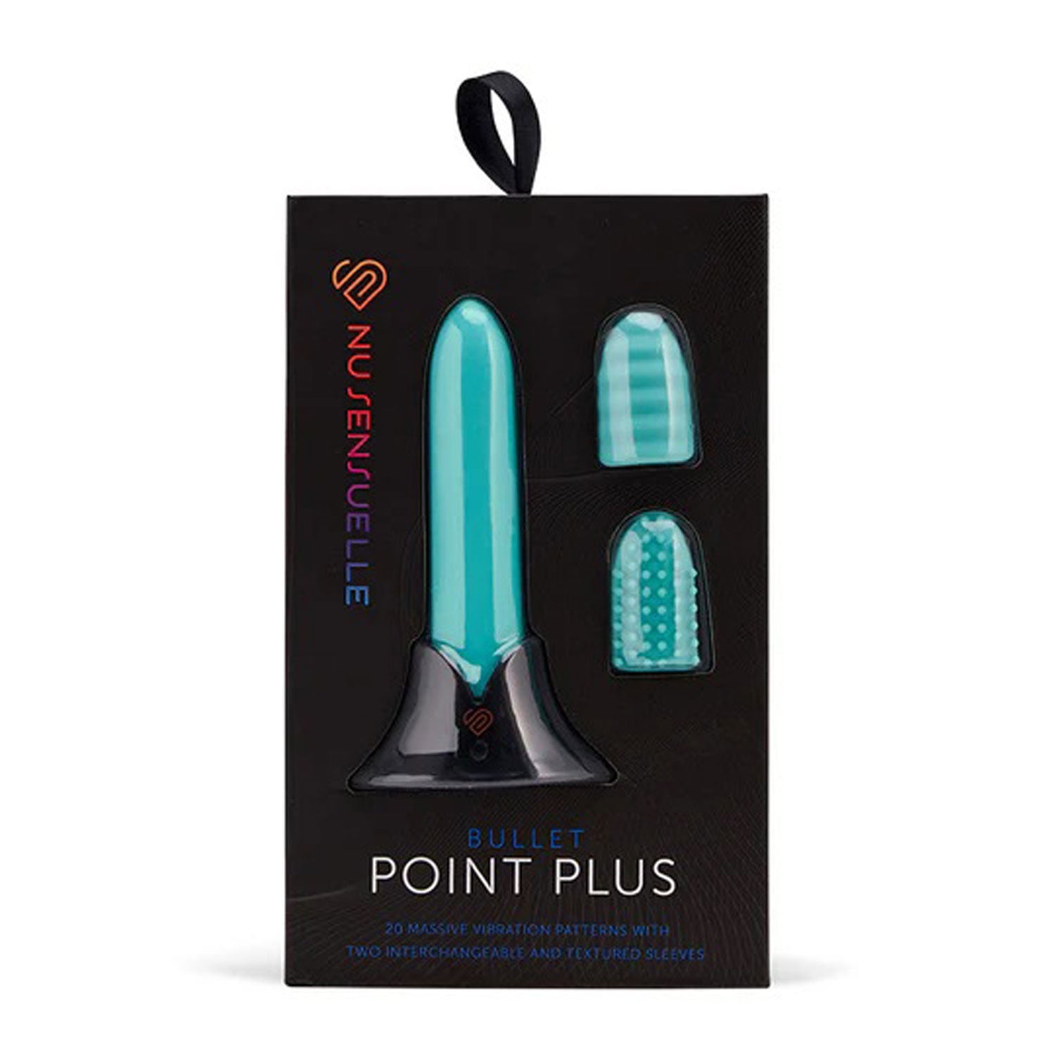 Nu Sensuelle Point Plus Bullet Vibrator With Textured Sleeves BULLETS