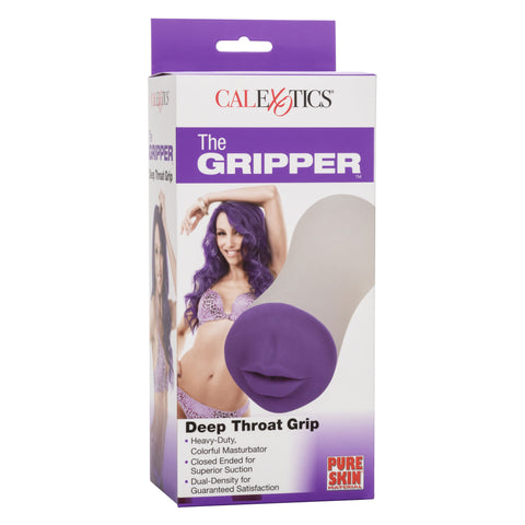 CalExotics Deep Throat Grip Male Masturbator with Suction Strokers - Manual