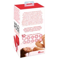 Wild Rose Suction Thruster (Red) – Dual-Ended Vibrator Toy Rose Stimulators