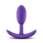 Luxe Wearable Vibra Slim Plug Small – Wearable Anal Plug Purple > Anal Range > Butt Plugs