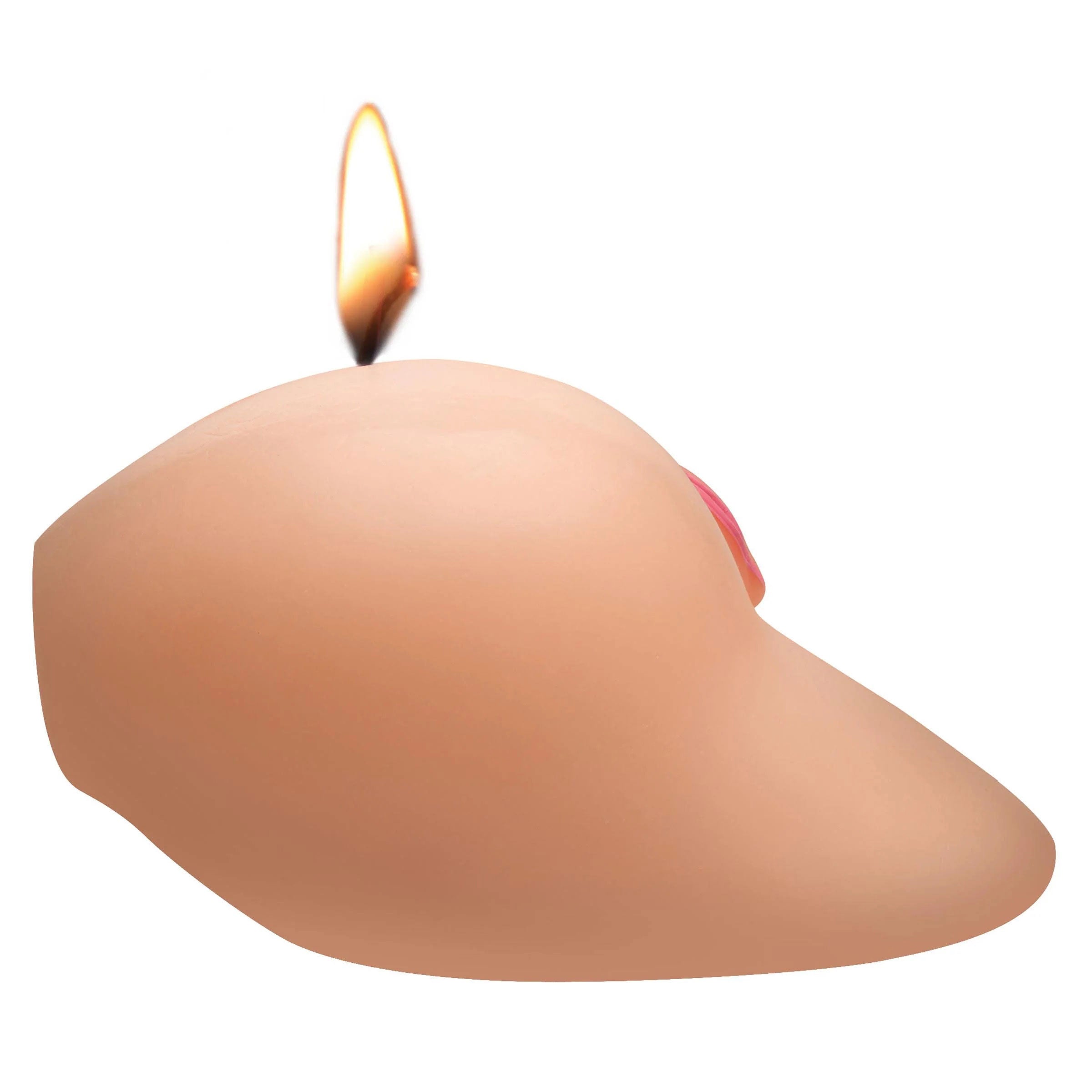Hot Ass Butt Candle Erotic Wax Play Paraffin Candle 2025 Beige Novelty Candles
