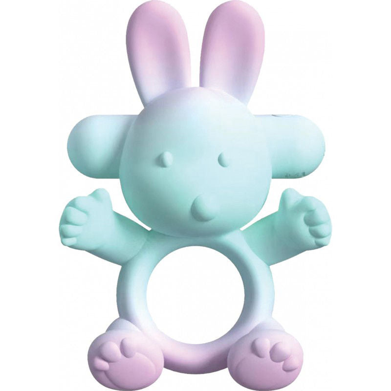 Buzzy Bunny Ring Vibrator USB Rechargeable 20 Frequencies Cock Rings Vibrating