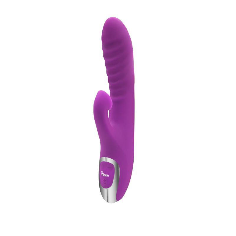 Viben Frenzy Suction Rabbit Vibe in Berry VIBRATORS-RABBIT