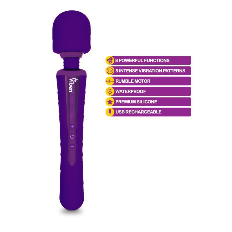Viben Obsession Wand Massager Violet > Sex Toys > Massage Wands
