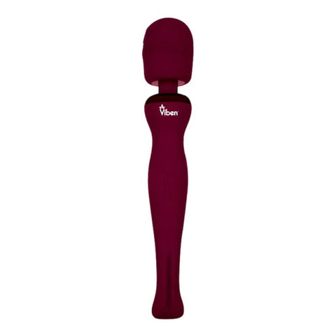 Viben Sultry Rechargeable Wand Massager in Ruby Electric Massager