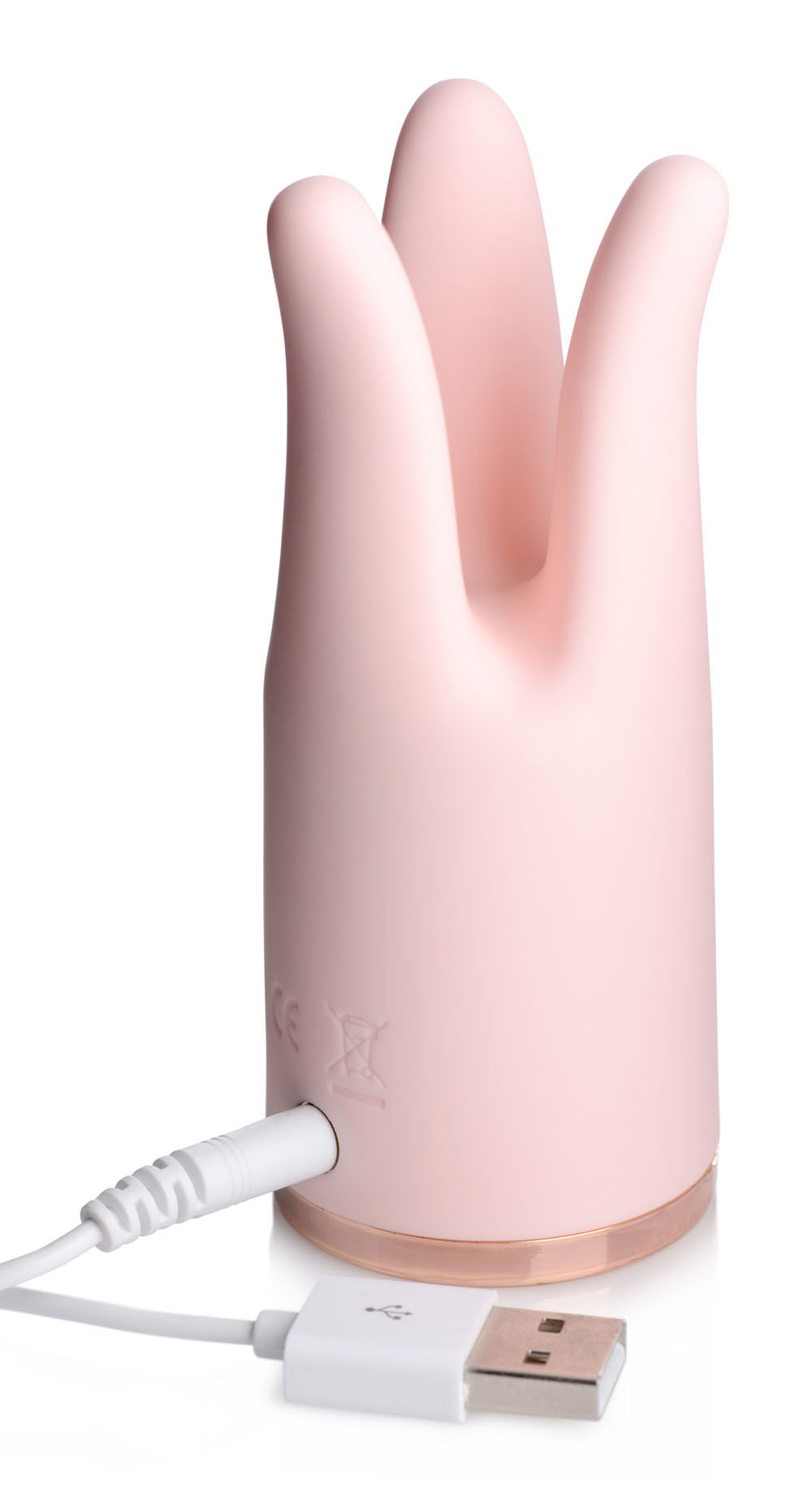 Vibrassage Twirl Pink Clitoral Vibrator with 3 Speeds and Patterns Finger Stimulator