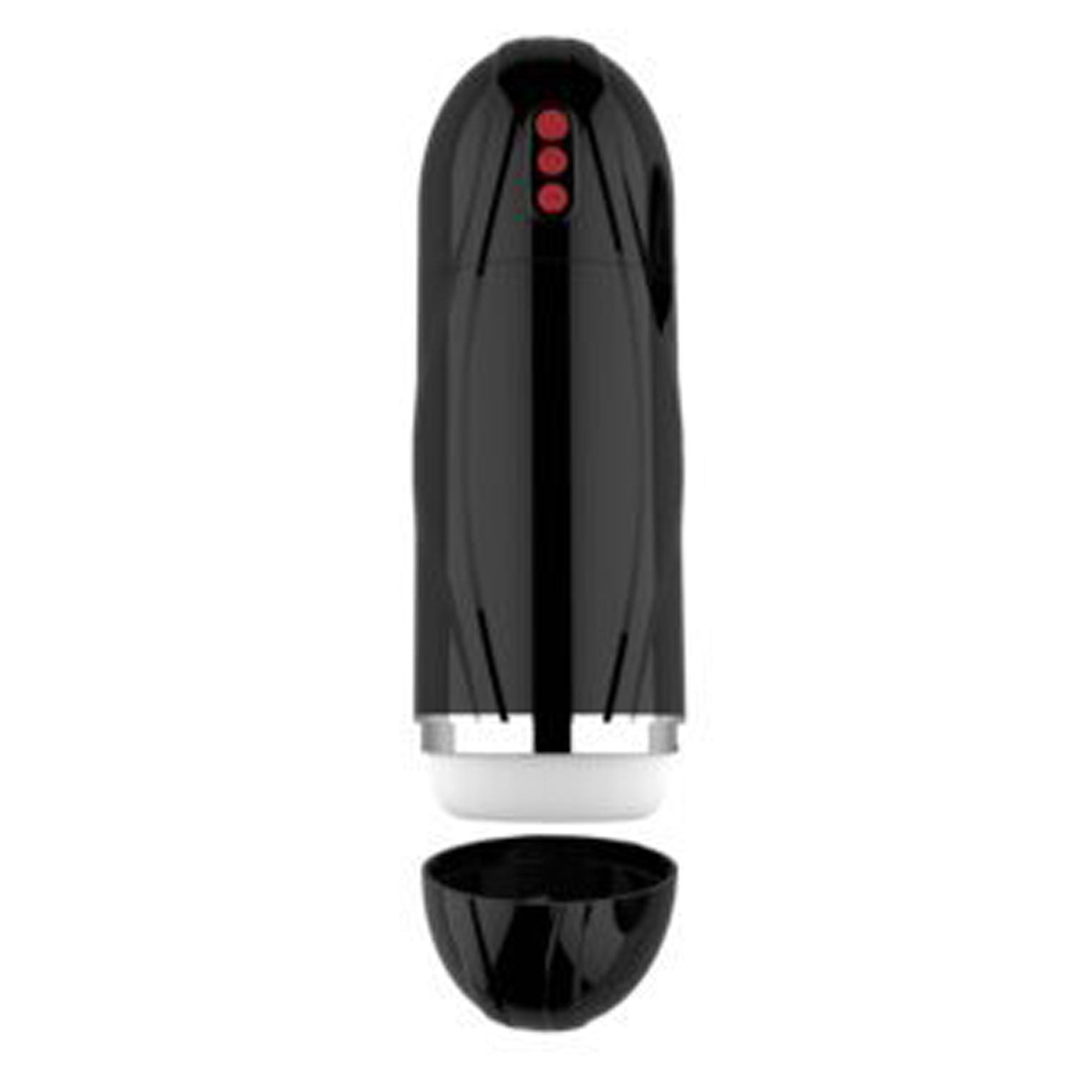 Vibrating Male Masturbator with Sucking and Vibration Functions Black Strokers - Auto