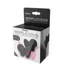 Vibrating Nipple Suction Cups Black > Sex Toys > Nipple Suckers