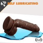 Dr. Skin Glide 8.5 Inch Self Lubricating Dildo with Balls > Dildos > Realistic Dildos