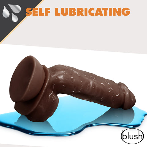 Dr. Skin Glide 8.5 Inch Self Lubricating Dildo with Balls > Dildos > Realistic Dildos