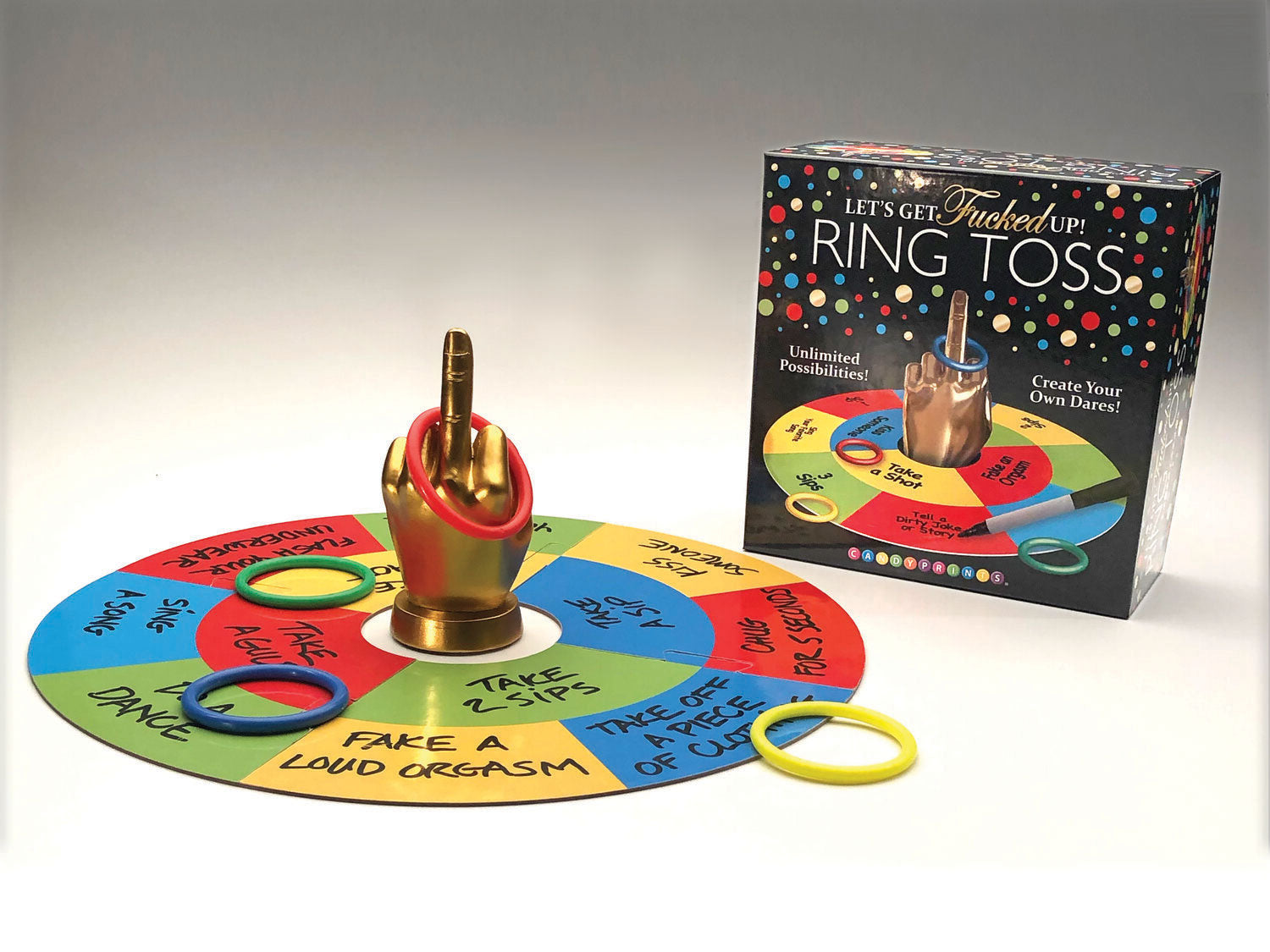 Lets Get Fucked Up Ring Toss Adult Party Game > Novelties > Bachelor & Bachelorette Items