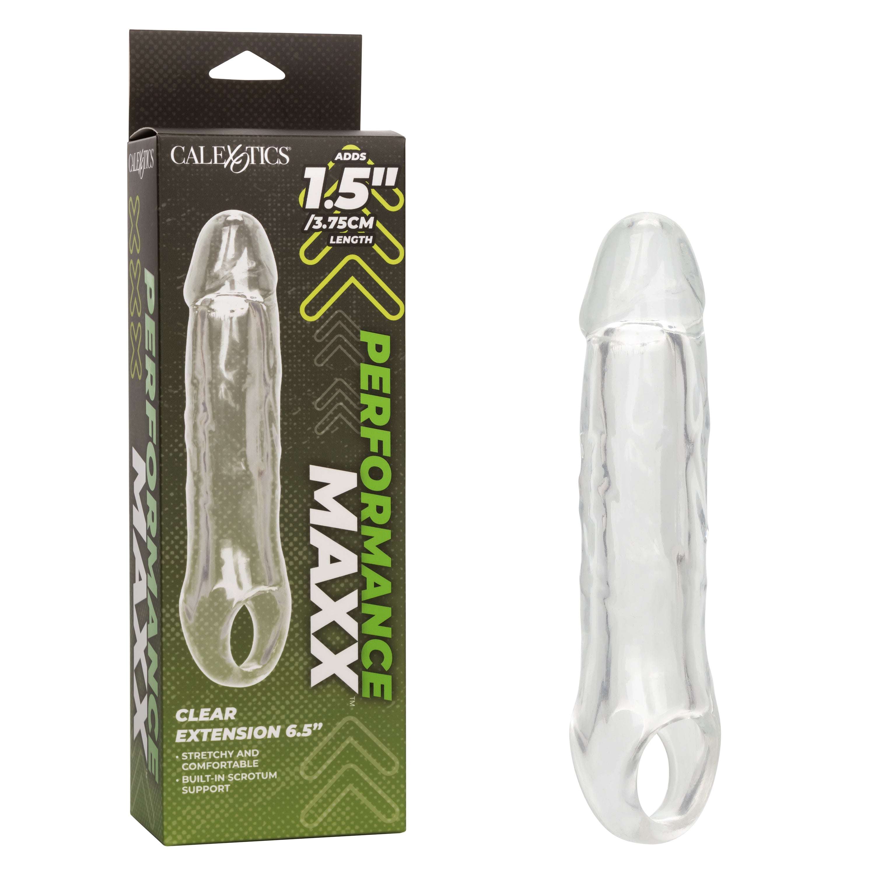 Performance Maxx Clear Penis Extension Sleeve 6.5 Inch Length > Sex Toys For Men > Penis Sleeves
