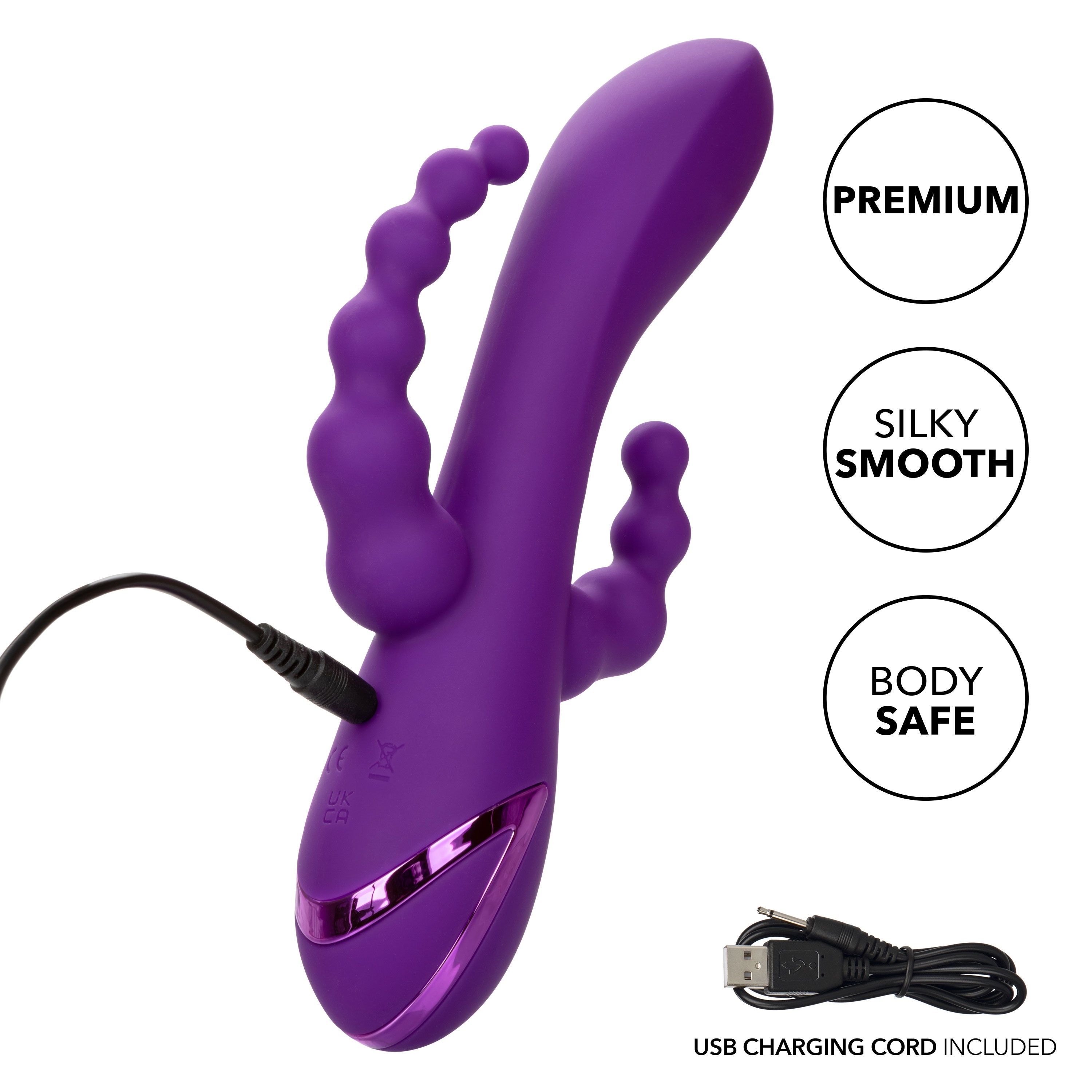 California Dreaming Long Beach Bootylicious Vibrator VIBRATORS-RABBIT-MULTI
