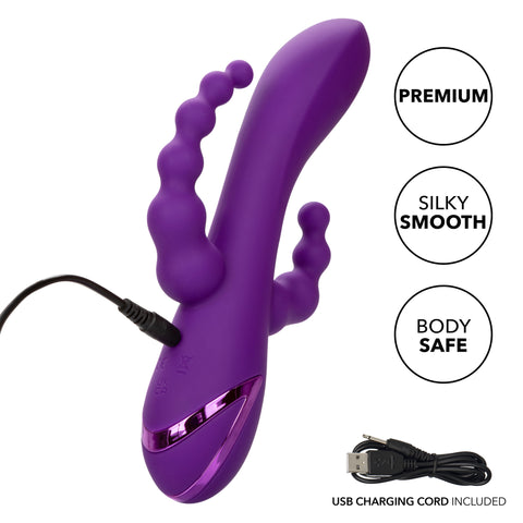 California Dreaming Long Beach Bootylicious Vibrator VIBRATORS-RABBIT-MULTI