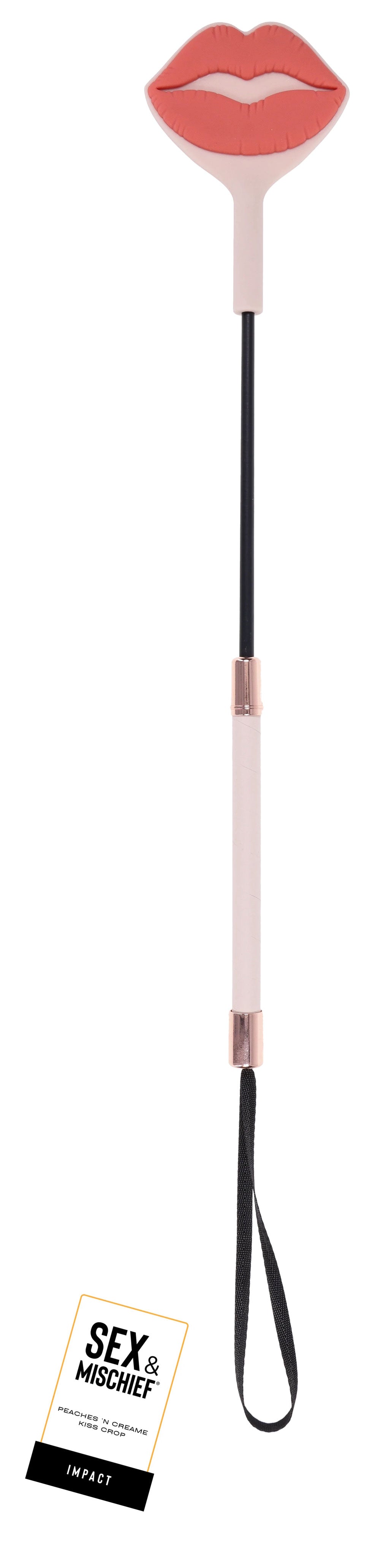 Peaches N Creame Kiss Crop (Peach) – Silicone Impact Crop Default Title Whips & Paddles