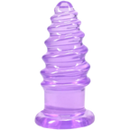 Doc Johnson Crystal Jellies Anal Twist – Phthalate-Free 5 Inch Butt Plug > Anal Range > Butt Plugs