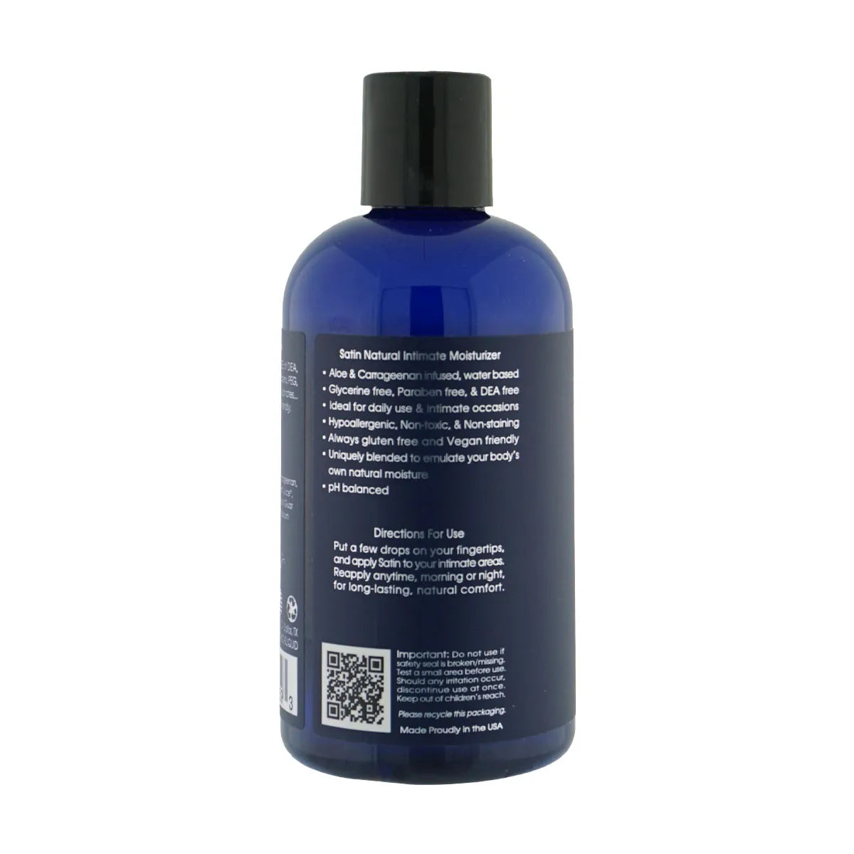 Sliquid Naturals Satin – Water-Based Intimate Moisturizer 8.5 Fl Oz > Lube > Water Based