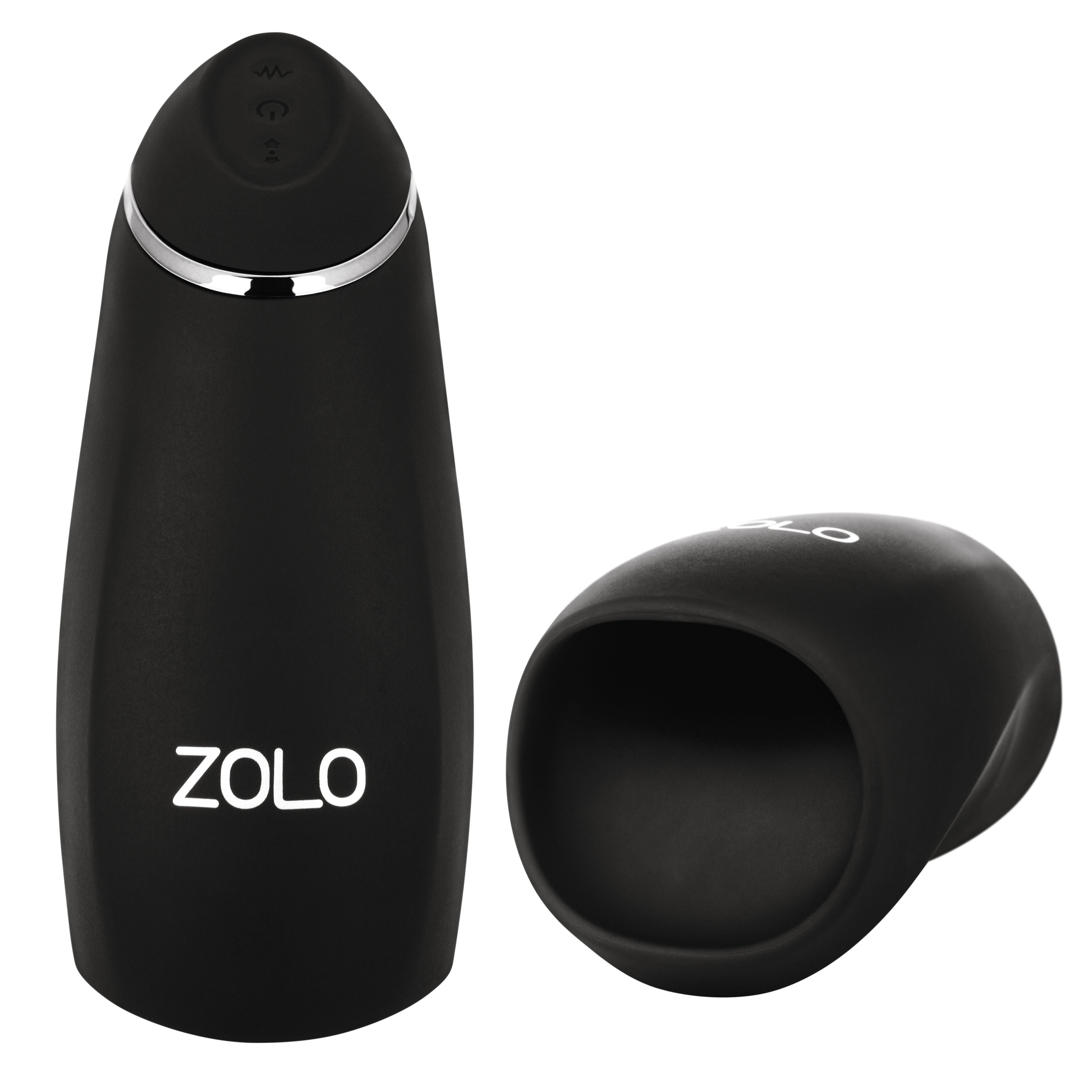 Zolo Stickshift Rechargeable Male Masturbator with Vibration Black Strokers - Auto
