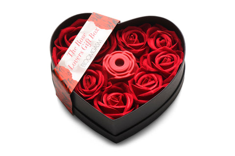 Rose Lover's Gift Box Clit Stimulator with Heart-Shaped Box STIMULATORS