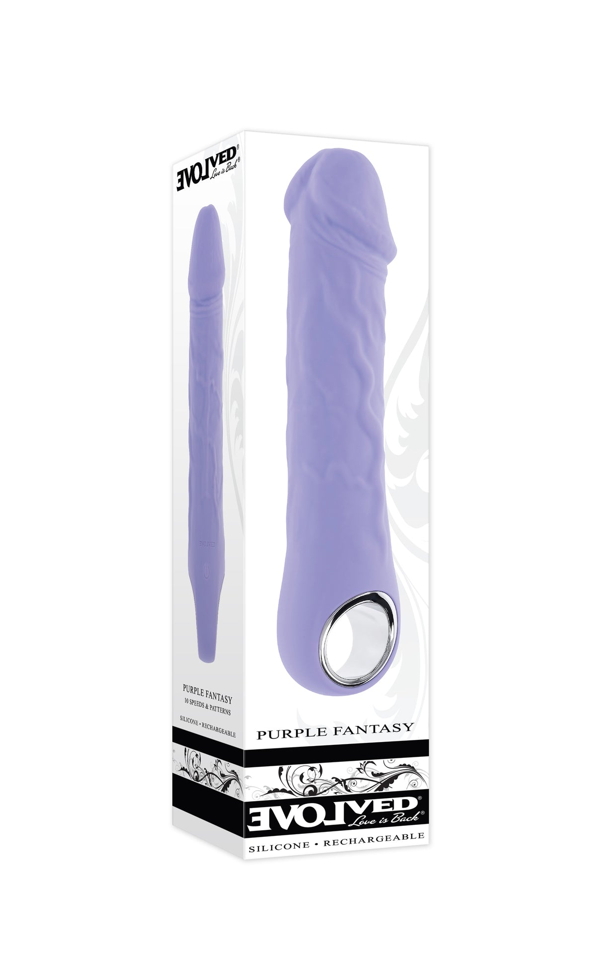 Evolved FANTASY Multi-Speed Vibrator 18.4 cm Waterproof Purple > Vibrators > Finger Vibrators