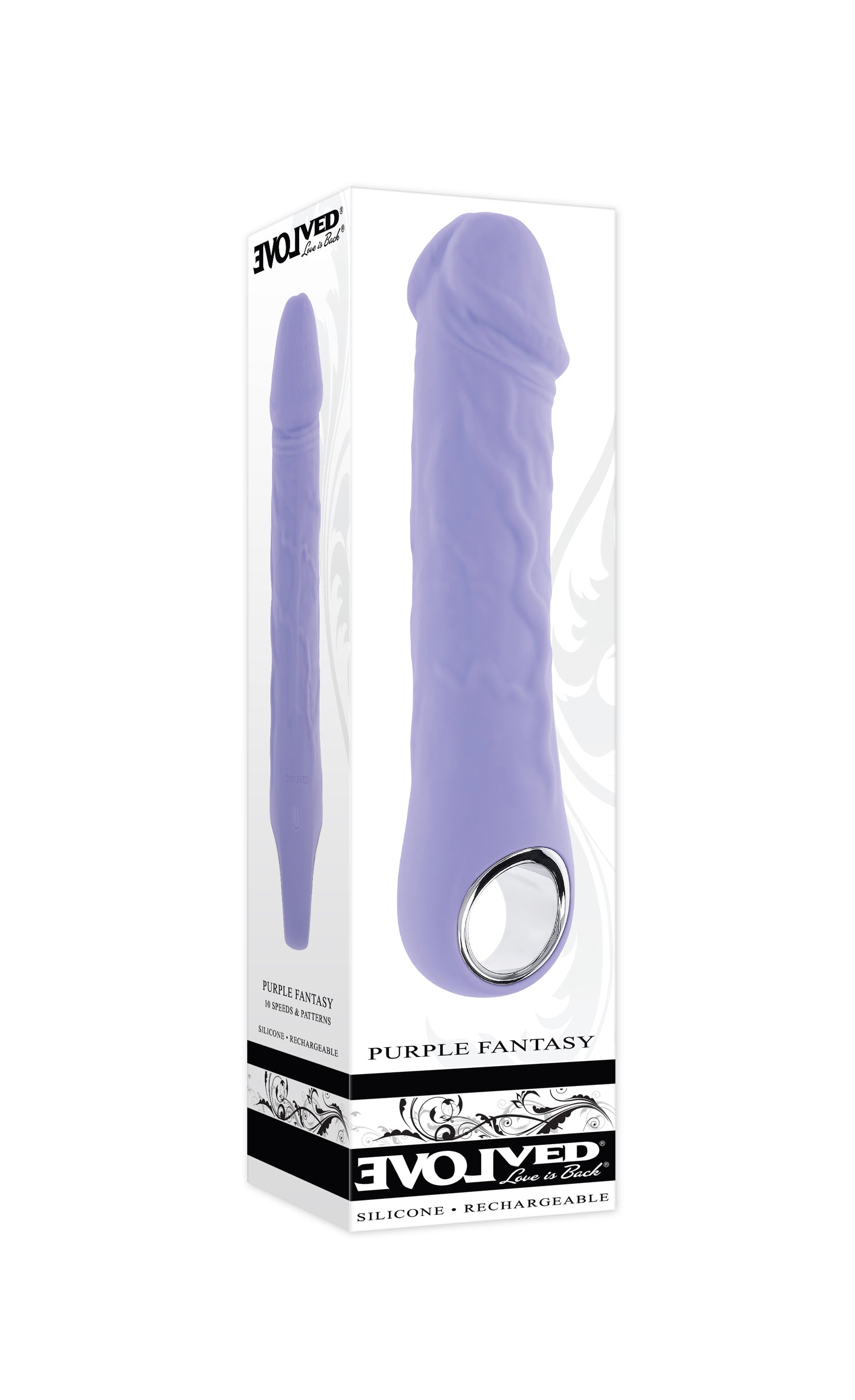 Evolved FANTASY Multi-Speed Vibrator 18.4 cm Waterproof Purple > Vibrators > Finger Vibrators