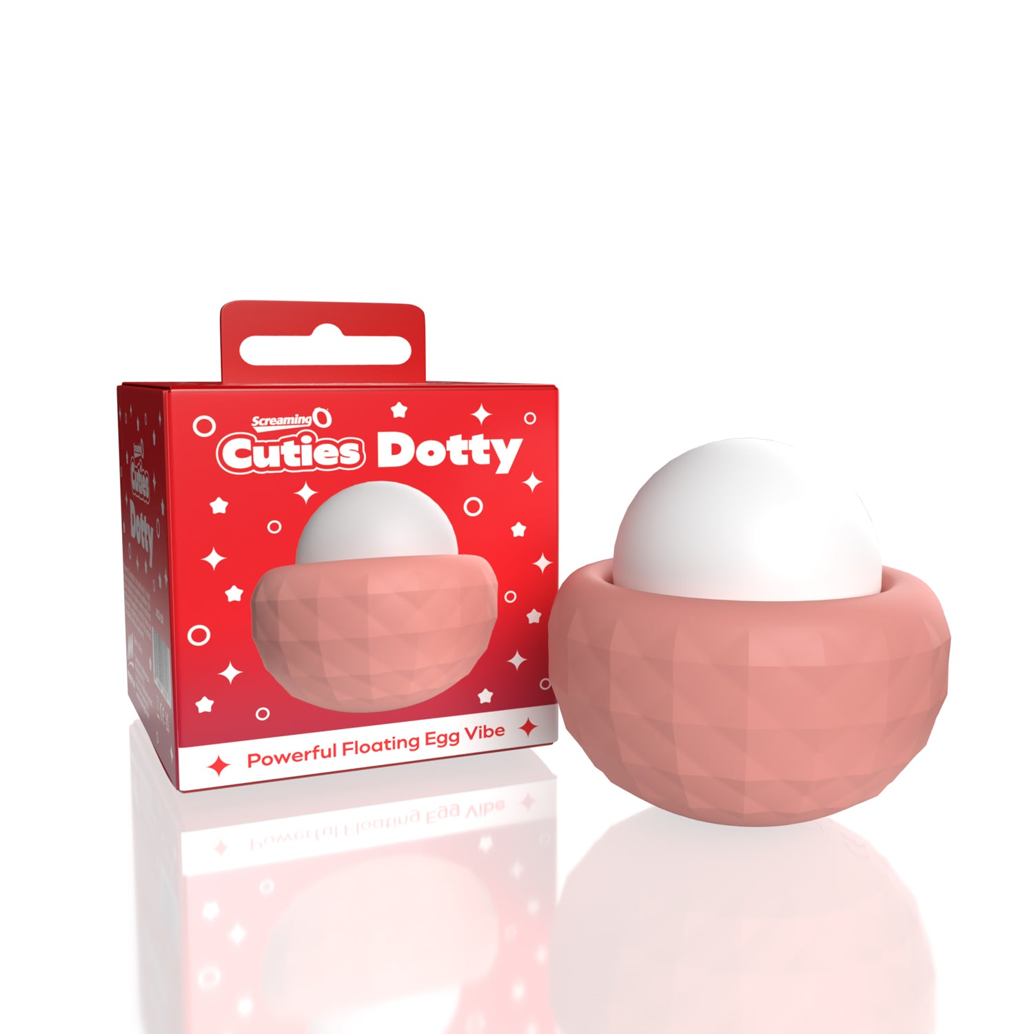 Cuties - Dotty Rechargeable Floating Egg Vibe (Dusty Rose) > Sex Toys For Ladies > Rose Stimulators
