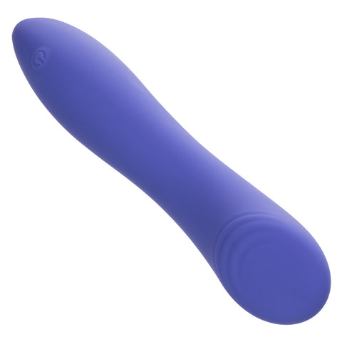 CalExotics Connect Contoured G App-Based Pleasure Silicone Massager in Purple Finger Stimulator