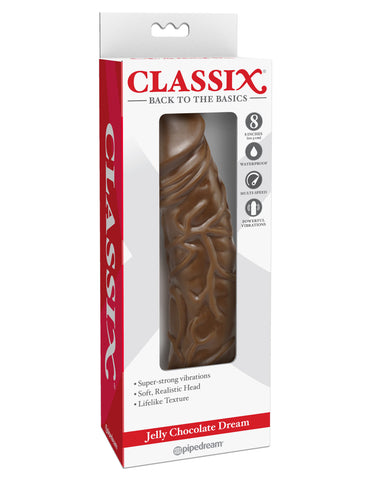 Jelly Chocolate Dream 2 Multi-Speed Realistic Vibrator Toy DONGS Vibrating