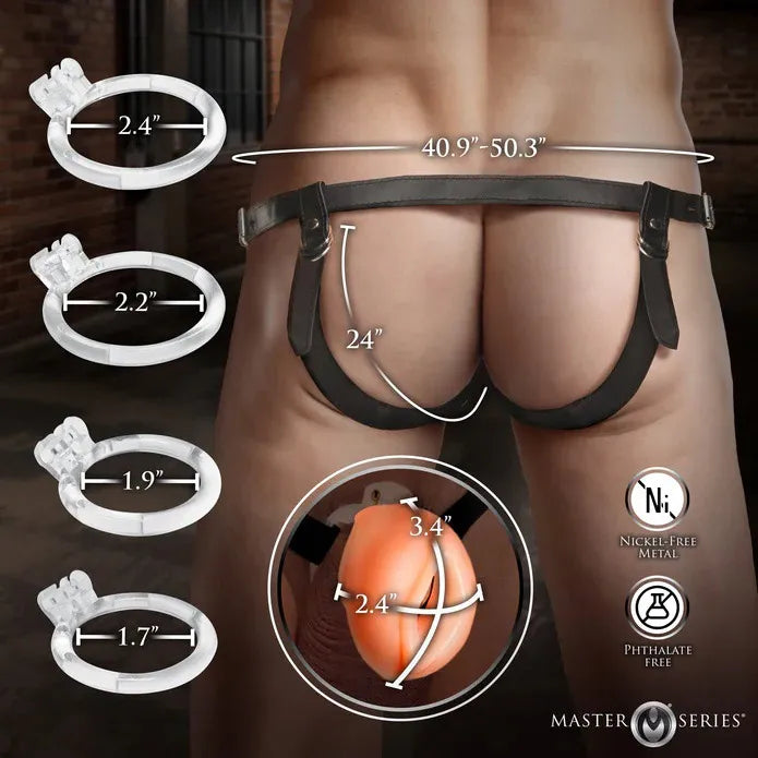 Pussy Chastity Cage (Light) – Body-Safe TPE Chastity Device > Bondage Gear > Male Chastity
