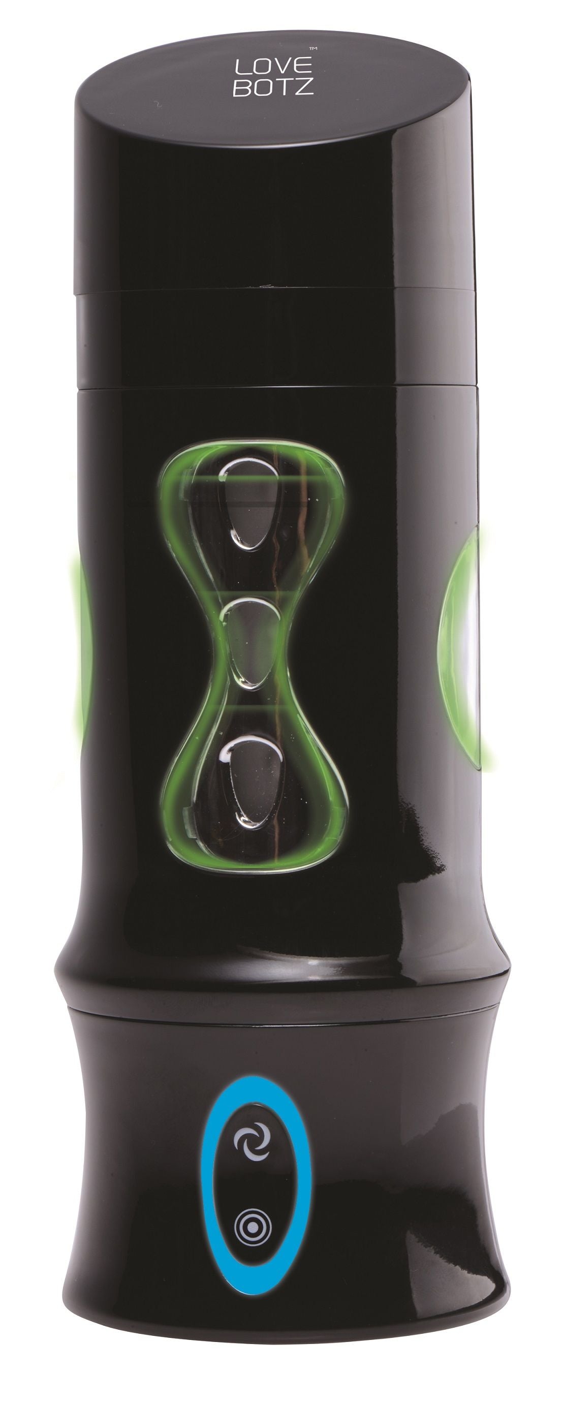 Love Botz Rotating Rhythmic Masturbator with 8 Speeds USB Black Strokers - Auto