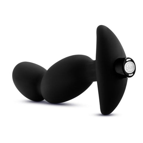 Anal Adventures Vibrating Silicone Prostate Massager 04 Black > Anal Range > Prostate Massagers