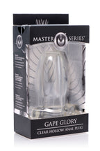 Master Series Peephole Hollow (Clear) – Hollow Anal Plug > Anal Range > Tunnel and Stretchers
