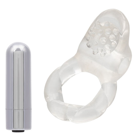 Nubby Lover's Delight Rechargeable Adult Intimacy Toy for Couples Cock Rings Vibrating