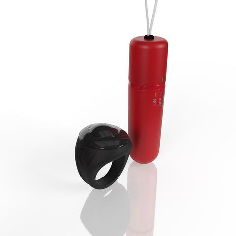 My Secret Screaming O 4T Vibrating Panty Set with Remote Control Ring - Red, One Size Panty Vibrators
