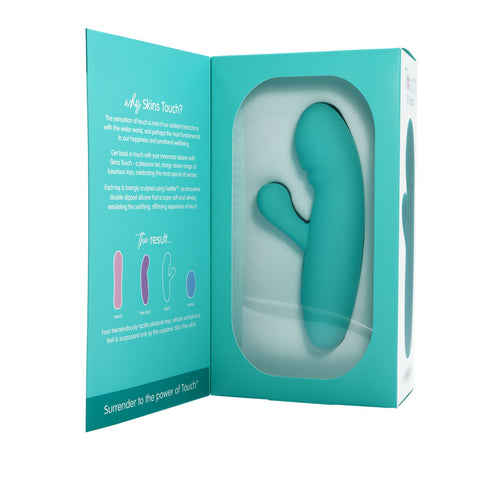 Skins Touch The Rabbit 155mm Silicone Vibrator Toy VIBRATORS-RABBIT