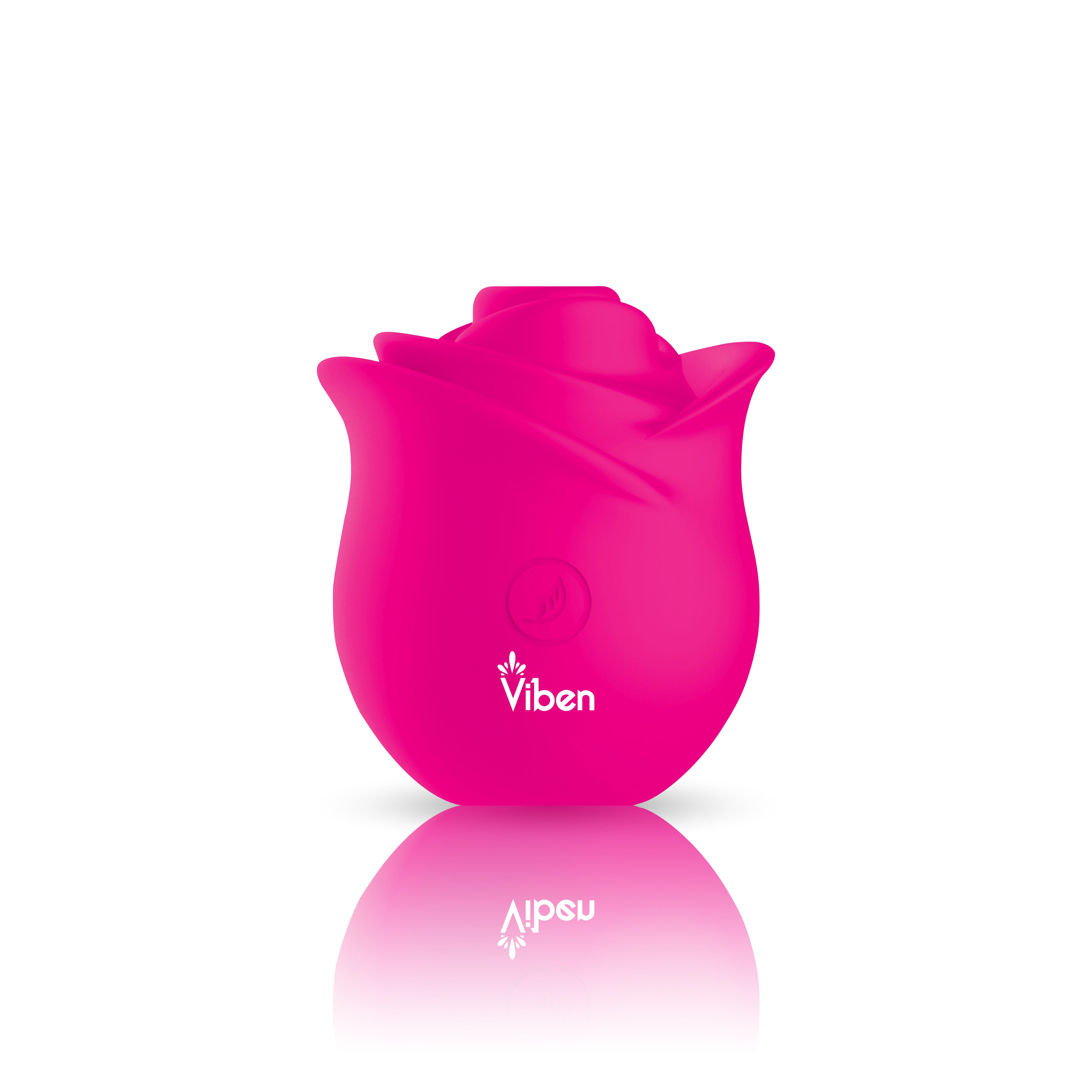 Zen Rose Wireless Clitoral Vibrator With 5 Speeds and Patterns Suction Stimulator