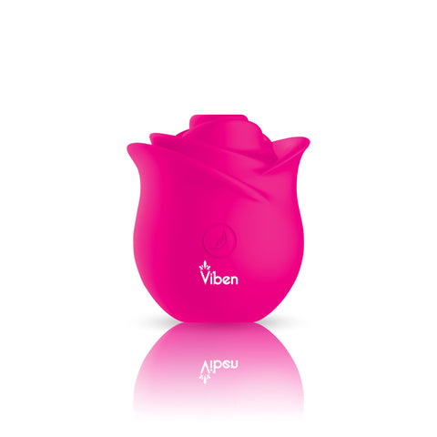 Zen Rose Wireless Clitoral Vibrator With 5 Speeds and Patterns Suction Stimulator