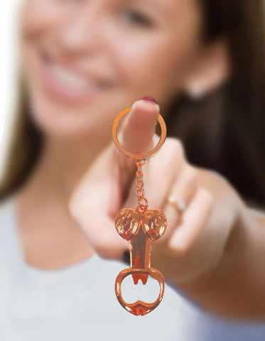 Super Fun Penis Bottle Opener Key Chain 6ct > Novelties > Bachelor & Bachelorette Items