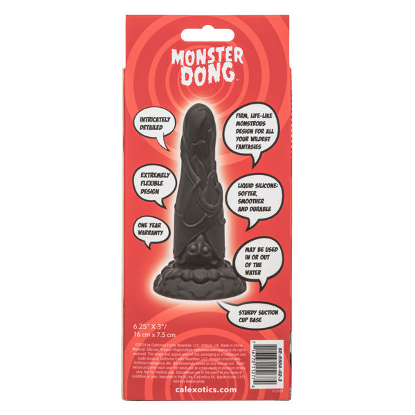 Monster Dong Vampire Black Silicone Dildo for Adult Pleasure Black Dongs Big