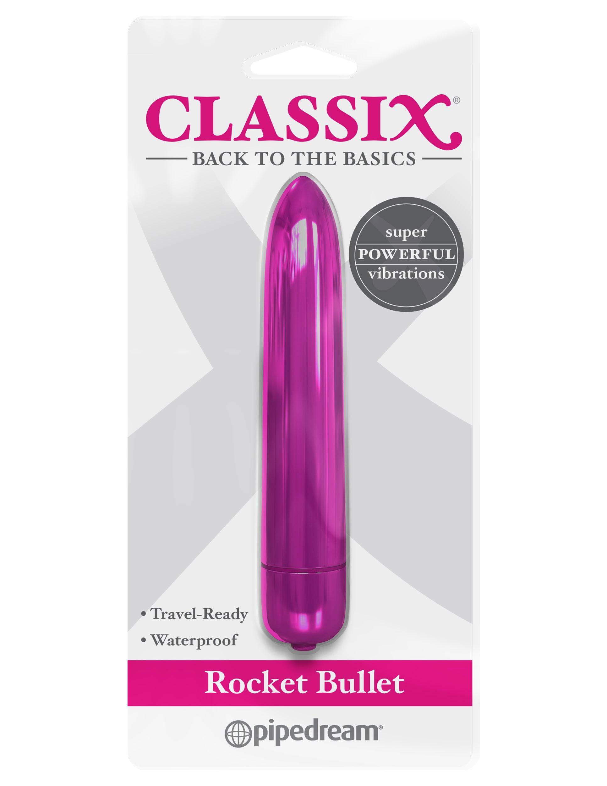 Classix Rocket Metallic Bullet Vibrator 8.9 cm > Vibrators > Mini Vibrators