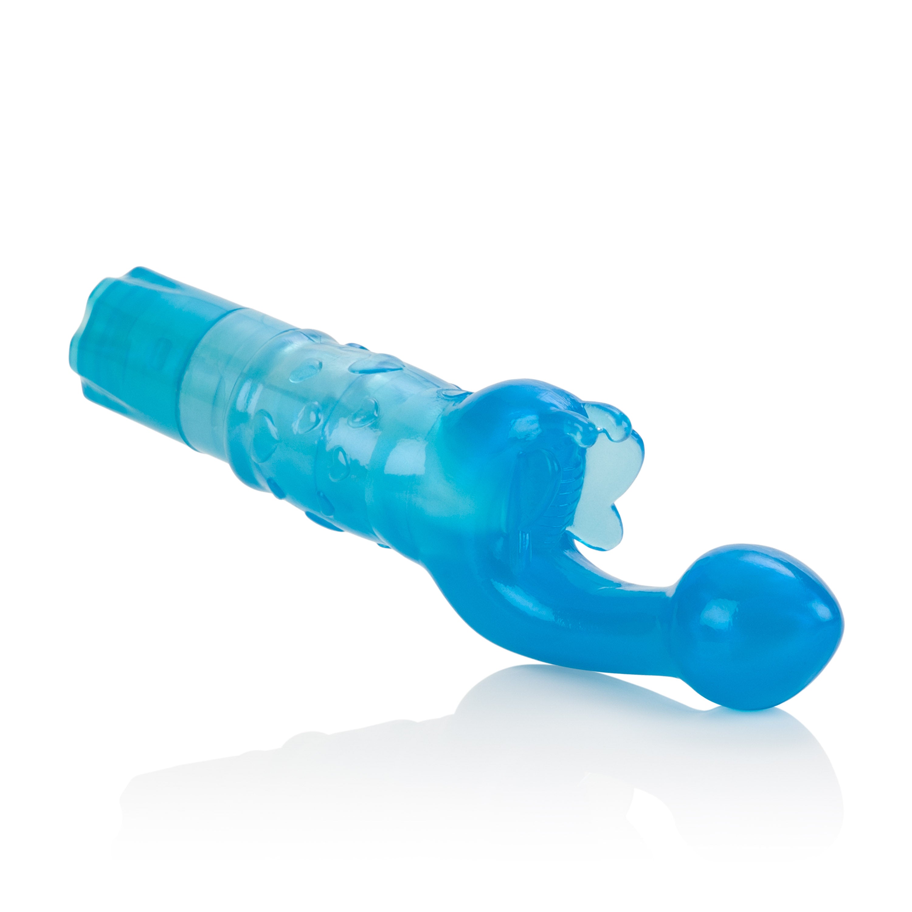 The Original Butterfly Kiss Blue Multi-Speed Waterproof 3-Inch Vibrator VIBRATORS-RABBIT-MULTI