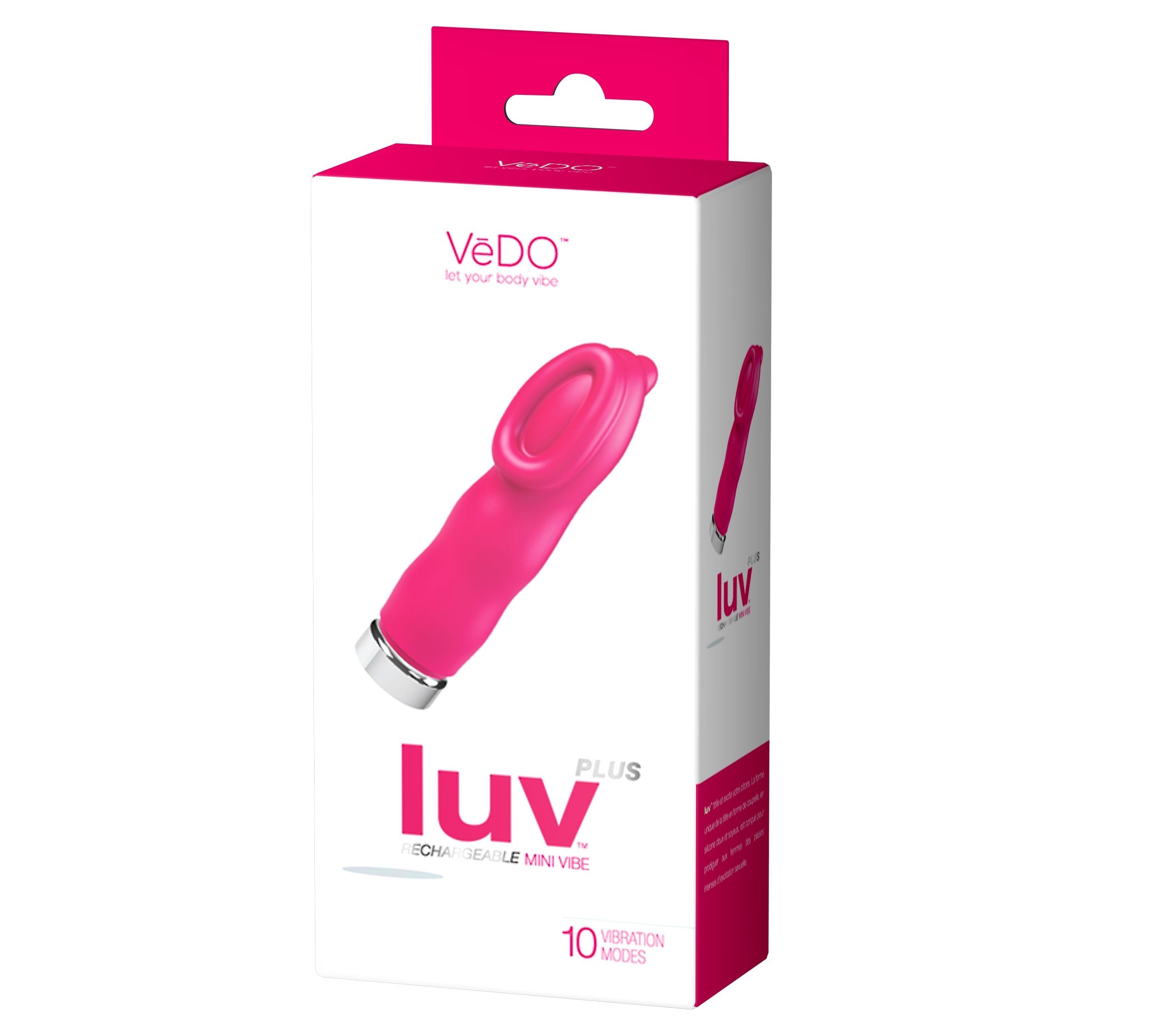 Luv Plus Rechargeable Mini Vibe Turquoise with 10 Modes Pink BULLETS
