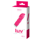 Luv Plus Mini Vibe Turquoise with 10 Modes Pink > Vibrators > Mini Vibrators