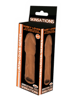 Skinsations Husky Lover 6.5 Inch White Penis Extension Sleeve > Sex Toys For Men > Penis Sleeves