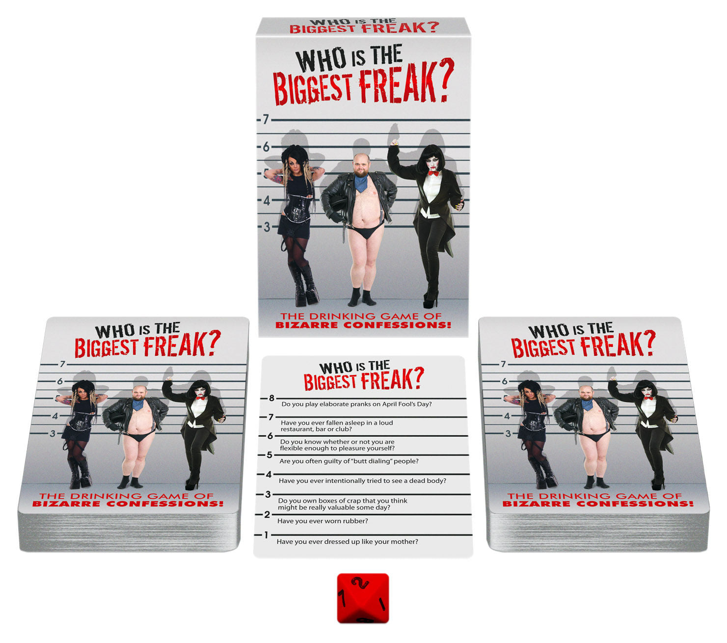 Who's the Biggest Freak? Card Game – Party Drinking Game Default Title Card Games