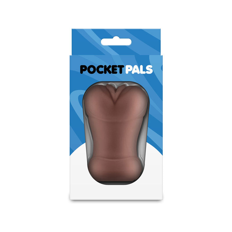 Pocket Pals Vagina Stroker – Body-Safe Masturbator Brown > Sex Toys For Men > Masturbators > Manual