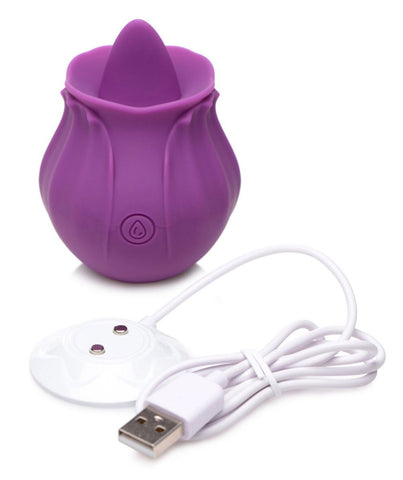 Bloomgasm Wild Violet 10X Licking Stimulator Rose Stimulators