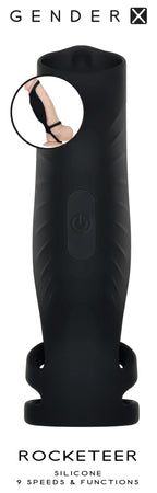 Gender X Rocketeer Vibrating Penis Sleeve > Sex Toys For Men > Penis Sleeves