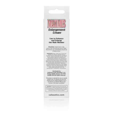 Maximus Enlargement Cream for Men Enhancing Intimate Pleasure ENHANCERS