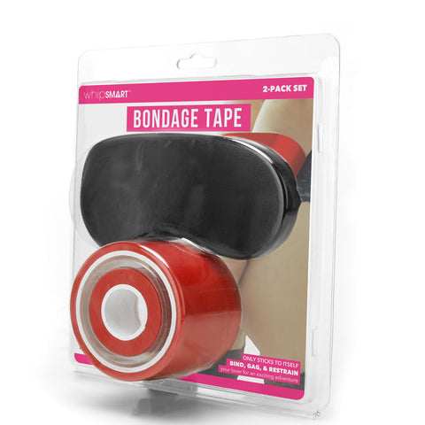 WhipSmart Bondage Tape 30 Metre Red Self Adhesive Restraint Accessory Red Tape